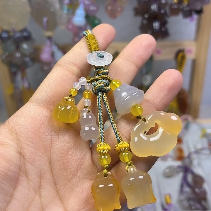 钥匙福利款黄色如意锁