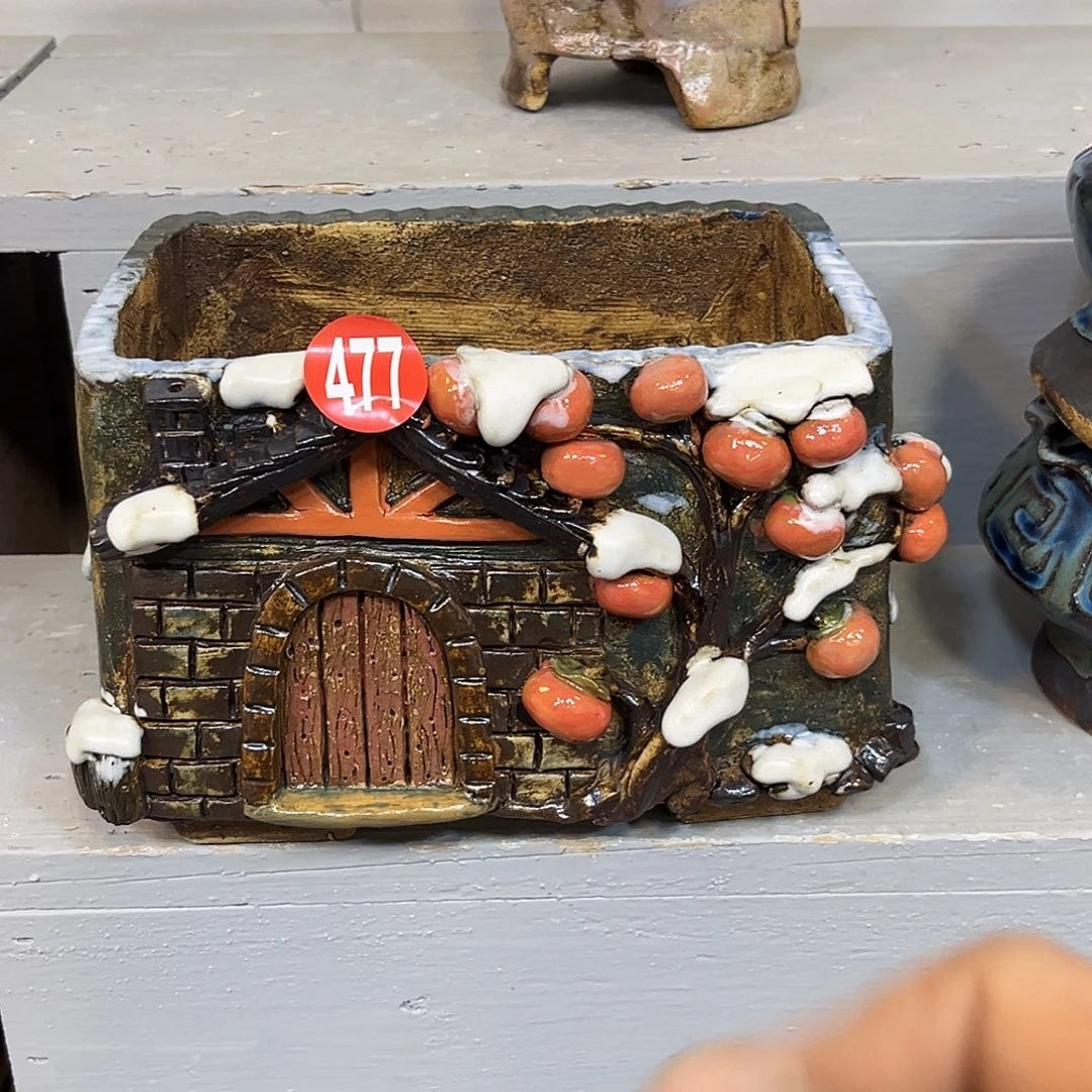 477 号陶然花器多肉植物手工花盆