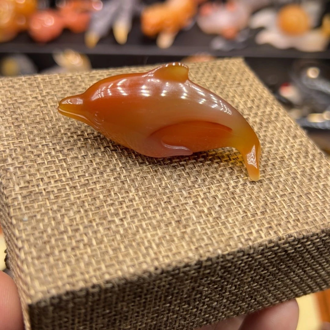 玛瑙/玉髓未镶嵌手玩摆件