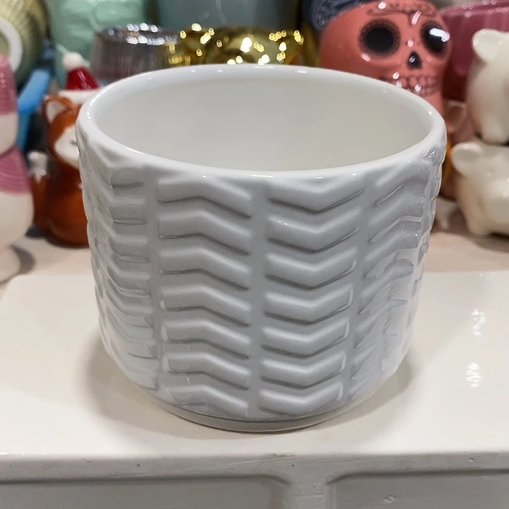 陶摆件陶盆有孔 瑕疵介意勿拍