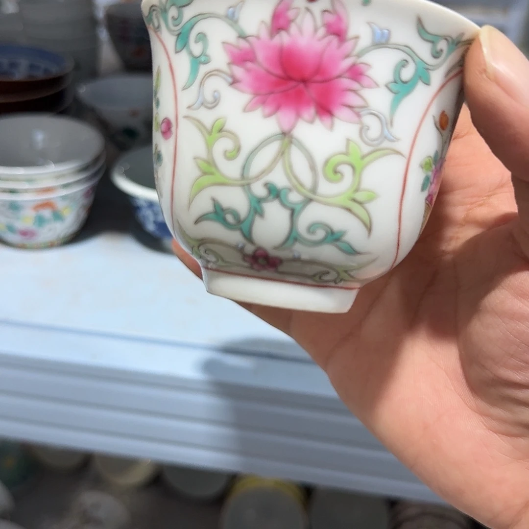 瓷片摆件手绘瓷器全部处理