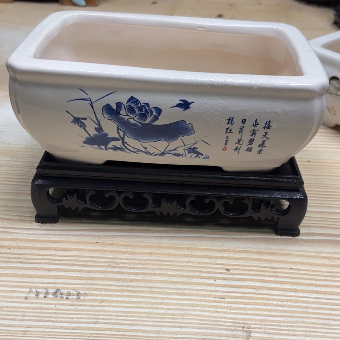 瓷片陶瓷花盆陶瓷艺术