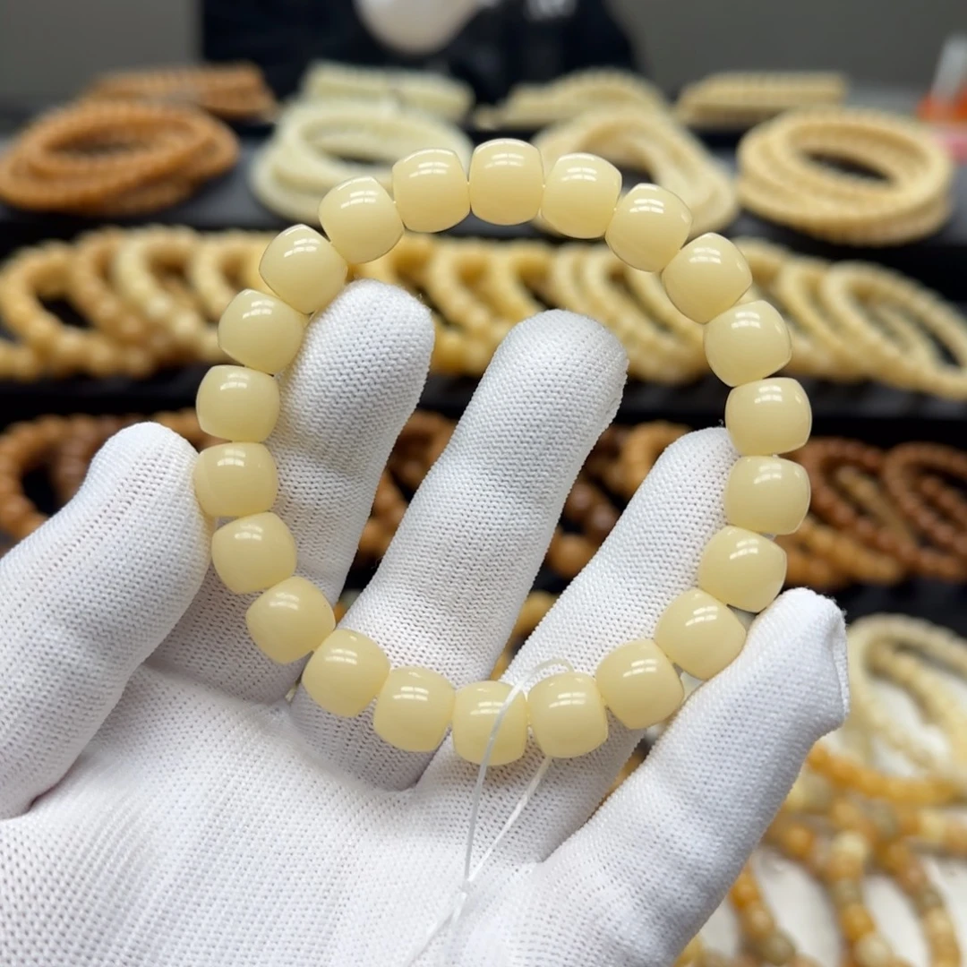 菩提根/象牙果手串10×11 鼓珠 10年 精工