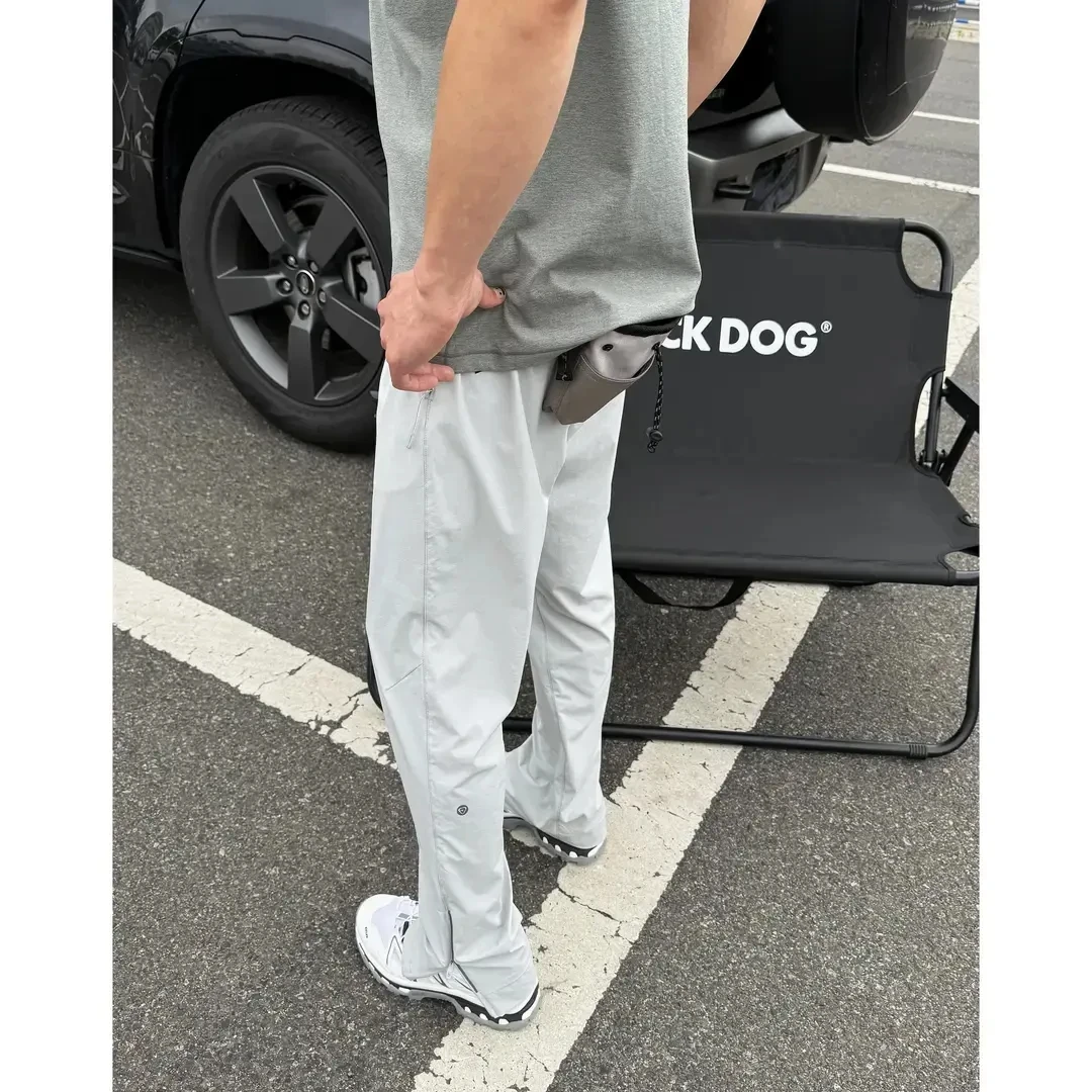 美式机能拉链户外运动高弹冰丝速干裤夏季显瘦男女同款工装休闲裤