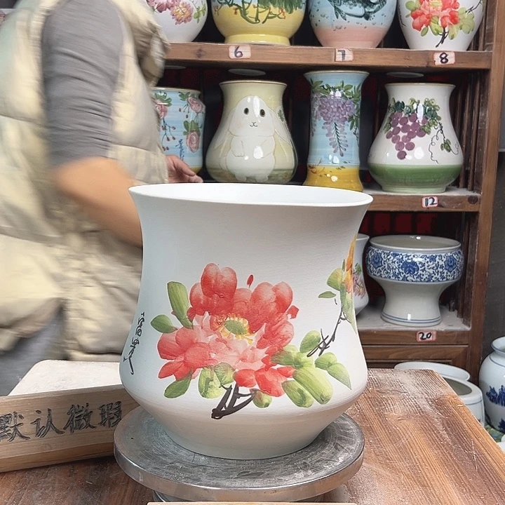 小蛮腰牡丹款新款陶瓷陶瓷陶瓷