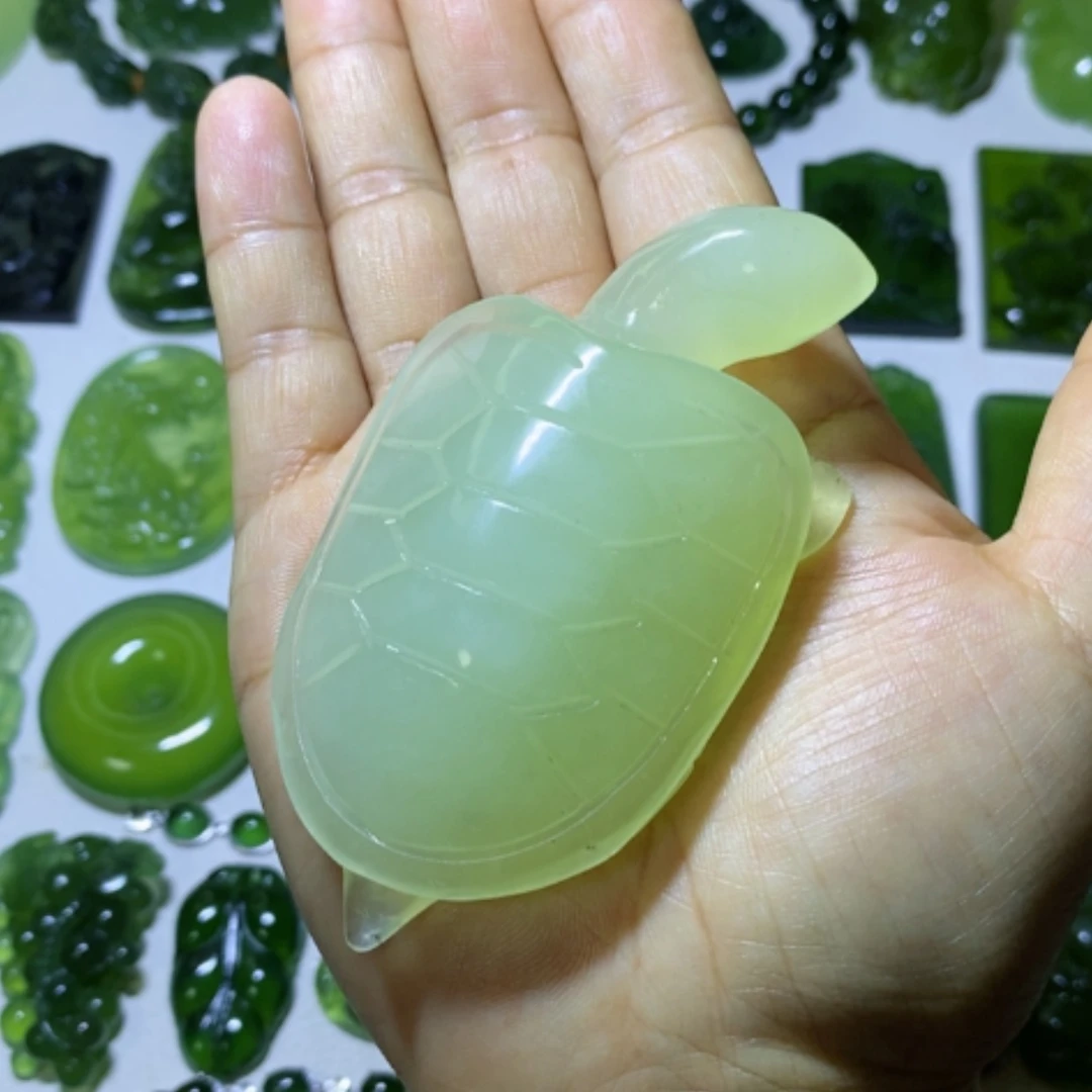 【闪购商品】未镶嵌蛇纹石玉手把件