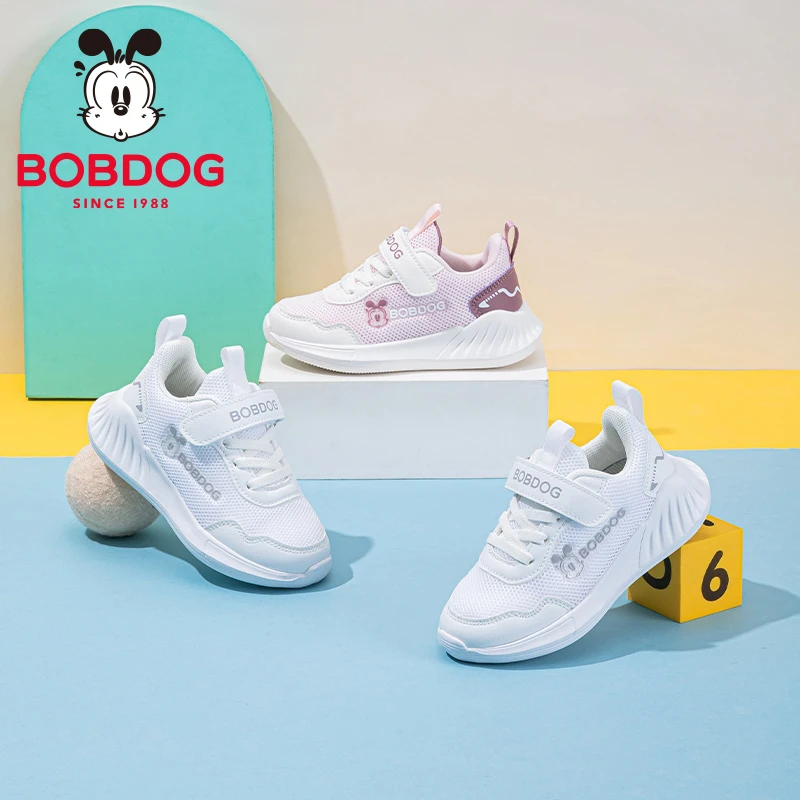 Bobdog/巴布豆儿童运动鞋2026新款春秋款3-6岁儿童休闲百搭跑步鞋