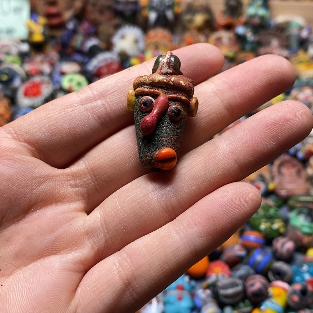 琉璃项链印度尼西亚老娃