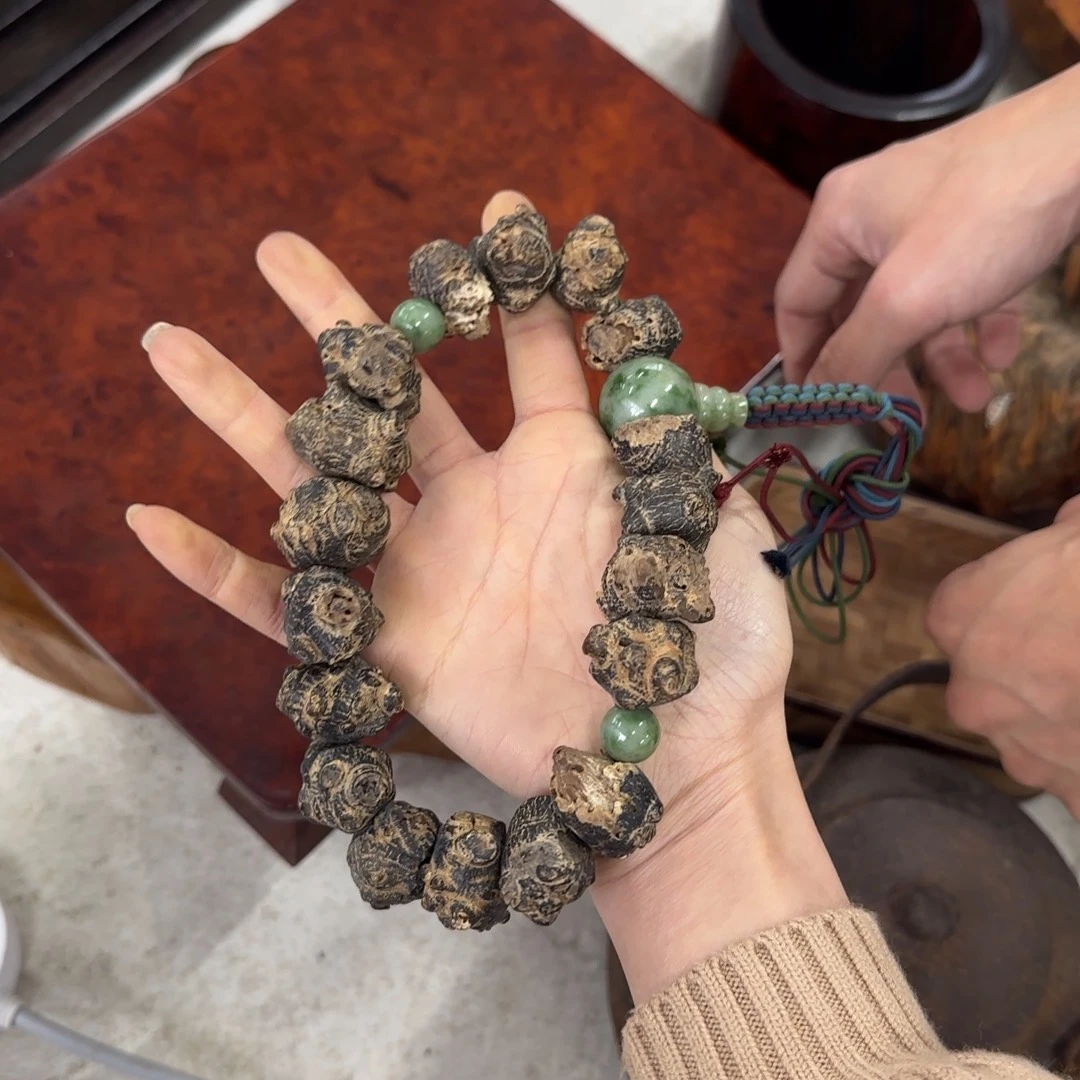 云***～瓷片瓷片中古回流孤品一件串微瑕