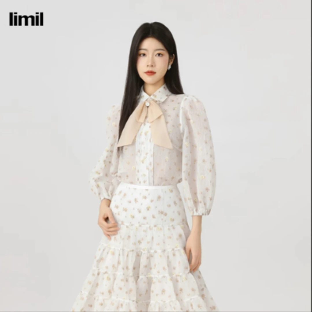 limil/丽米儿夏季新款时尚气质衬衣轻盈精致衬衣930011
