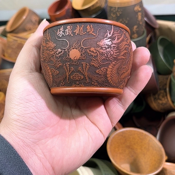 茶杯紫砂全手工紫砂主人杯