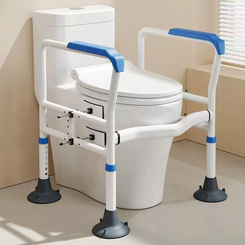 卫生间厕所老年人马桶架家用马桶扶手助力支架坐便器免打孔防滑杆