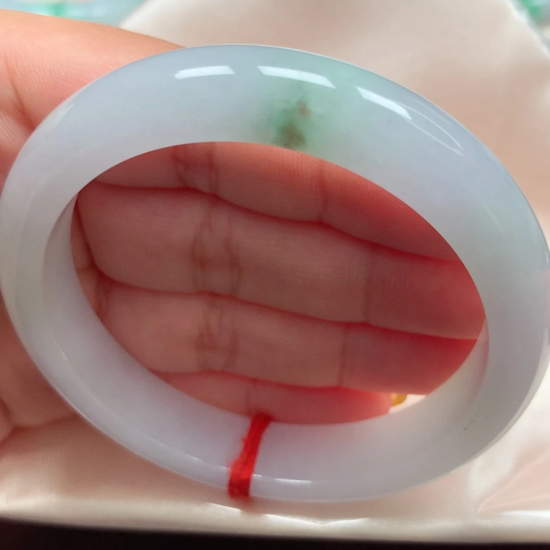 翡翠未镶嵌手镯8冰冰细腻