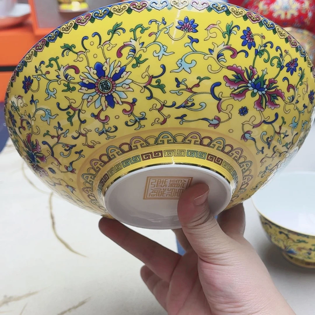 【闪购商品】骨瓷8英寸2锅黄。。。。。