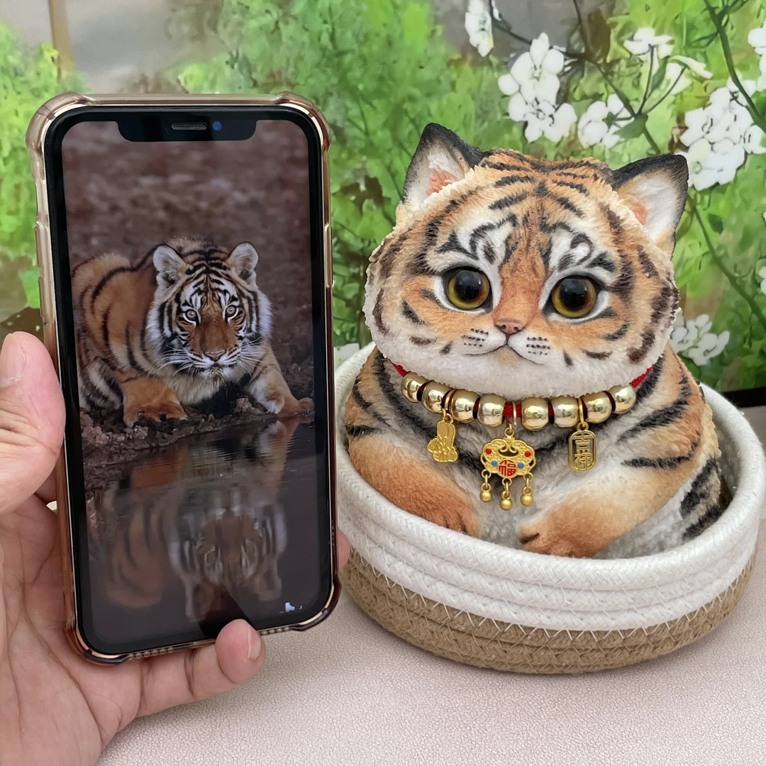 【原创正品】手工硅胶猫咪捏捏乐 创意可爱解压摆件 高定礼物捏捏猫