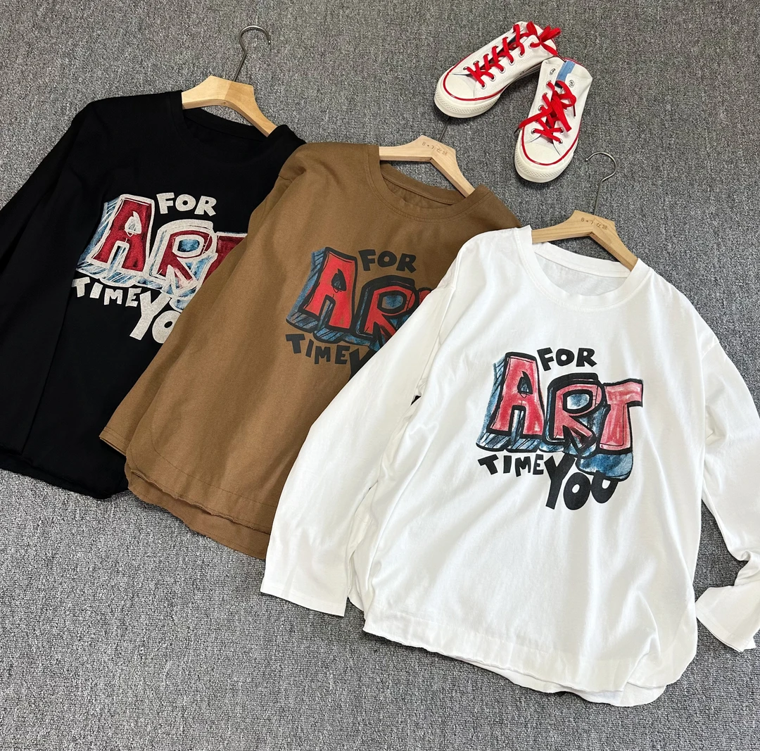 9612——3色字母T长袖