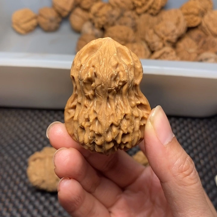加***鲁吊坠文玩核桃文玩核桃异形单只