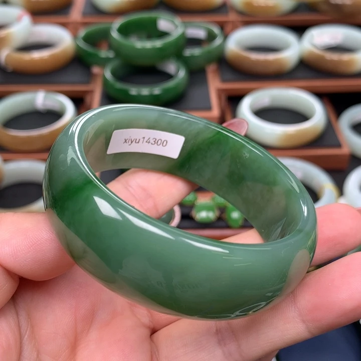 和田玉（碧玉）5758圈口未镶嵌