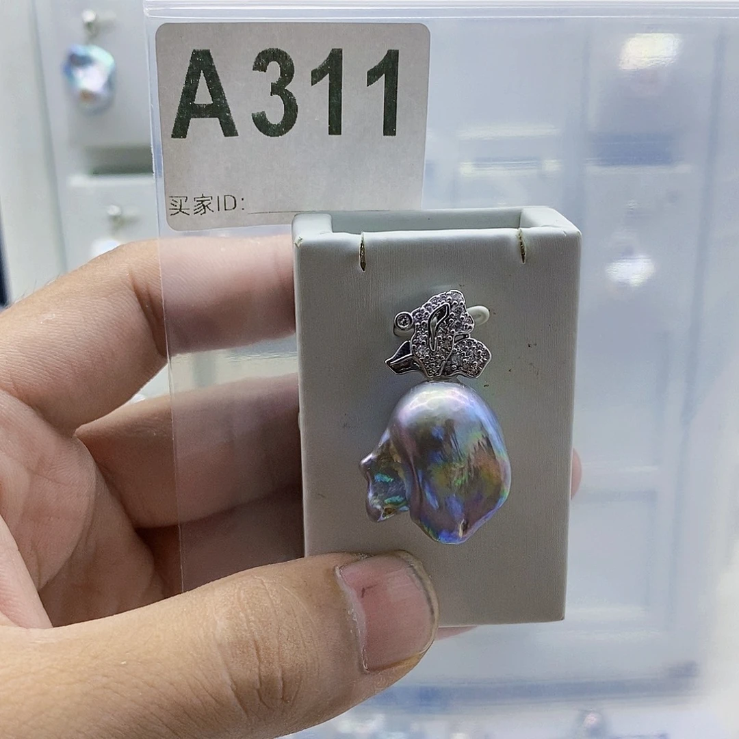 颈饰合金淡水珍珠