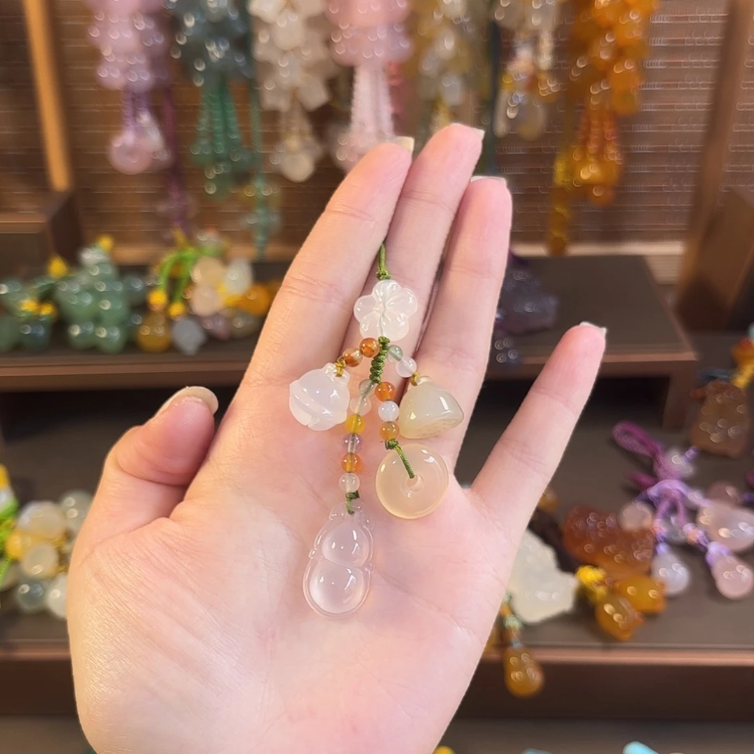 玛瑙/玉髓未镶嵌车挂