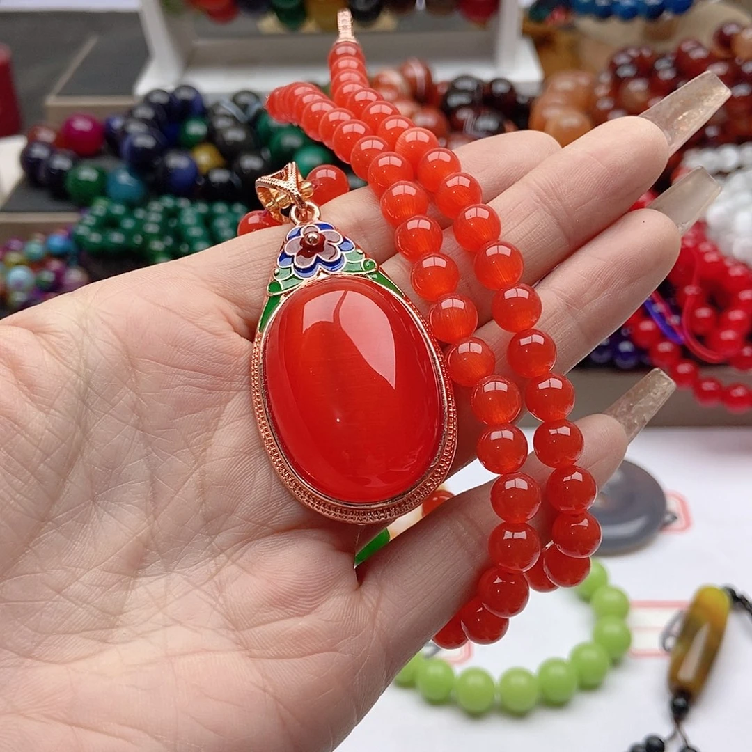 【闪购商品】玛瑙/玉髓手链未镶嵌时***?