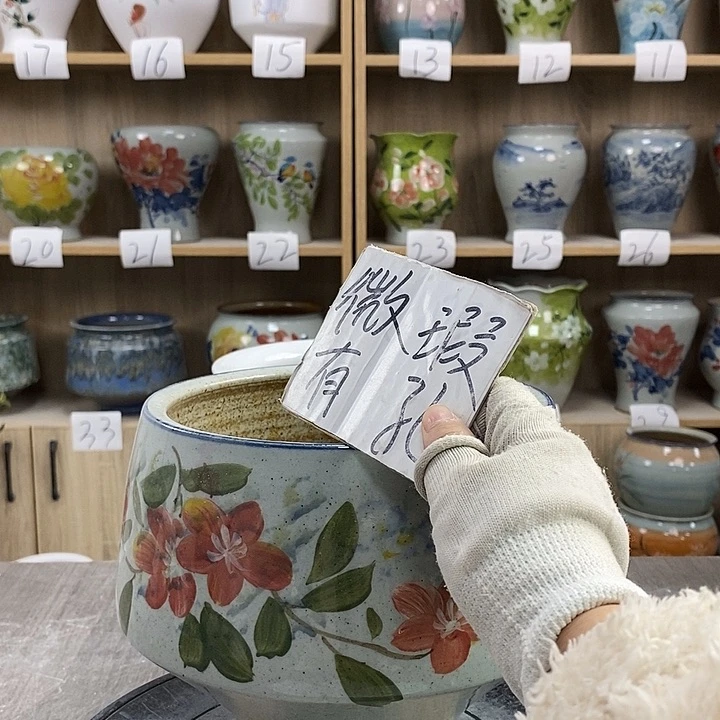 缸13xc景德镇陶瓷花盆