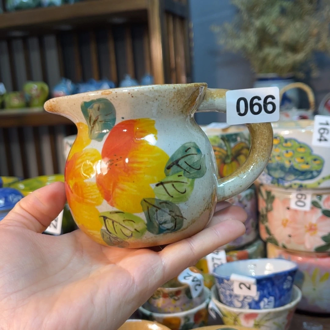 杯素浅陶瓷手工手绘