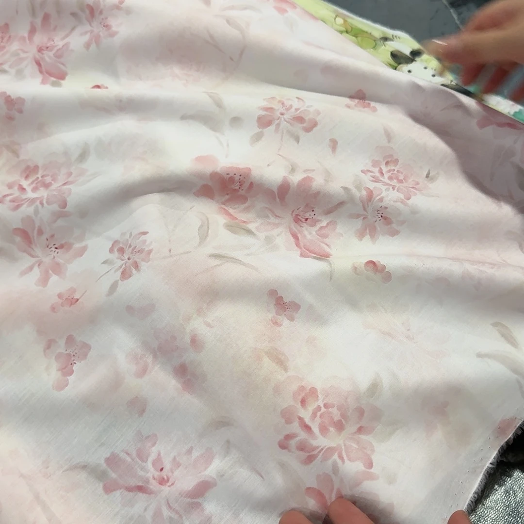 一米价1.5宽纯棉50支府绸D粉