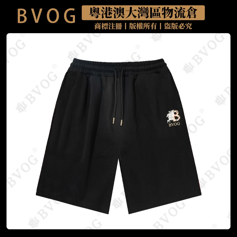 BVOG【高定男装】光变刺绣工艺时尚轻奢男士短裤BV578