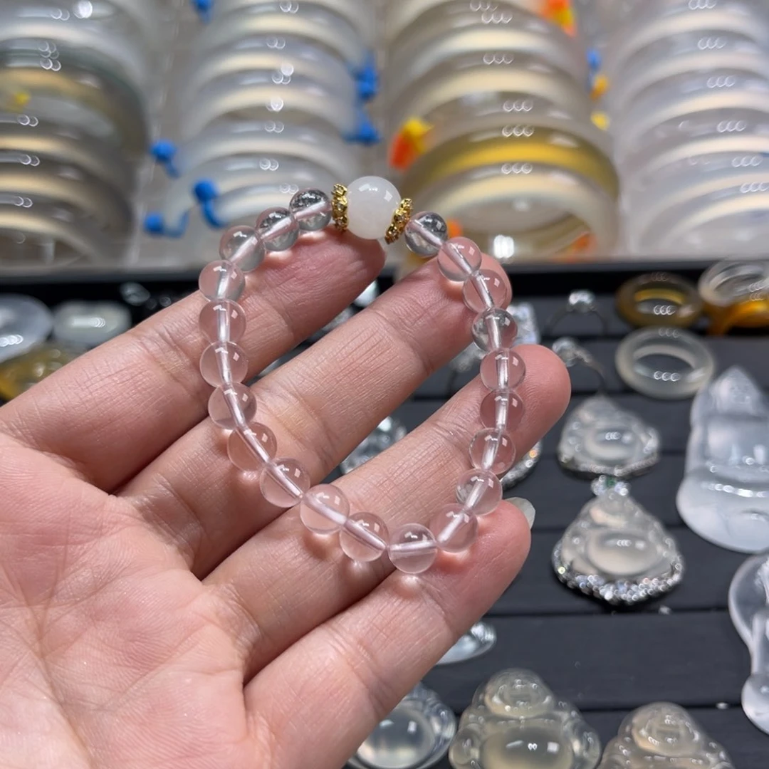 玛瑙/玉髓手镯未镶嵌虎*小