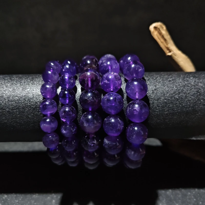 【黑胖珠宝】H1604 紫水晶手链 多样性发其一