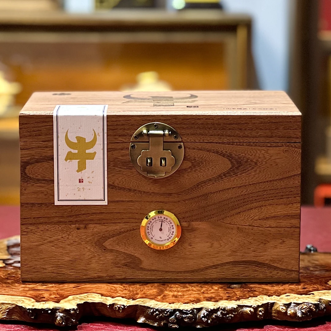 悍山双十二限定 【金牛木箱装】  武夷岩茶  牛栏坑肉桂