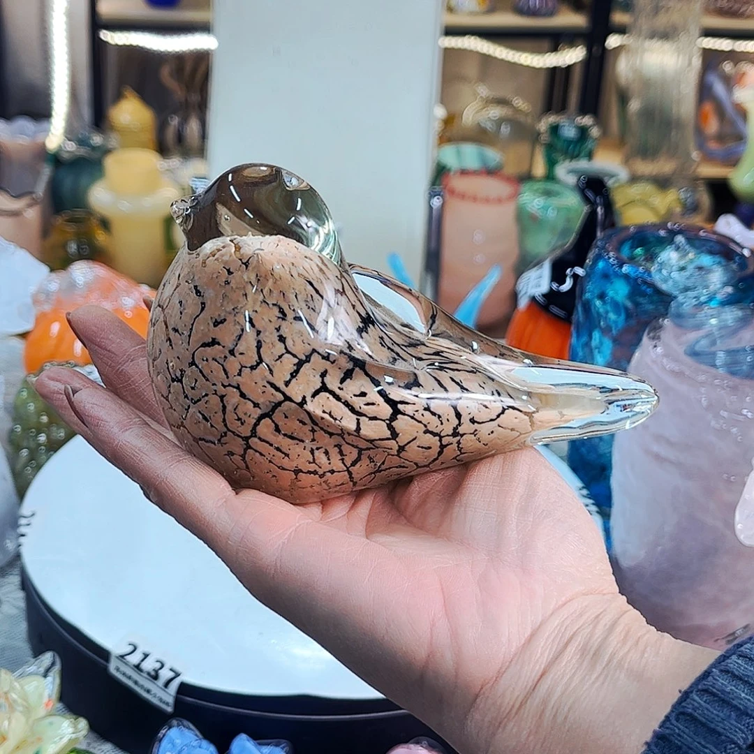 鸟 家悦琉璃工艺品不完美