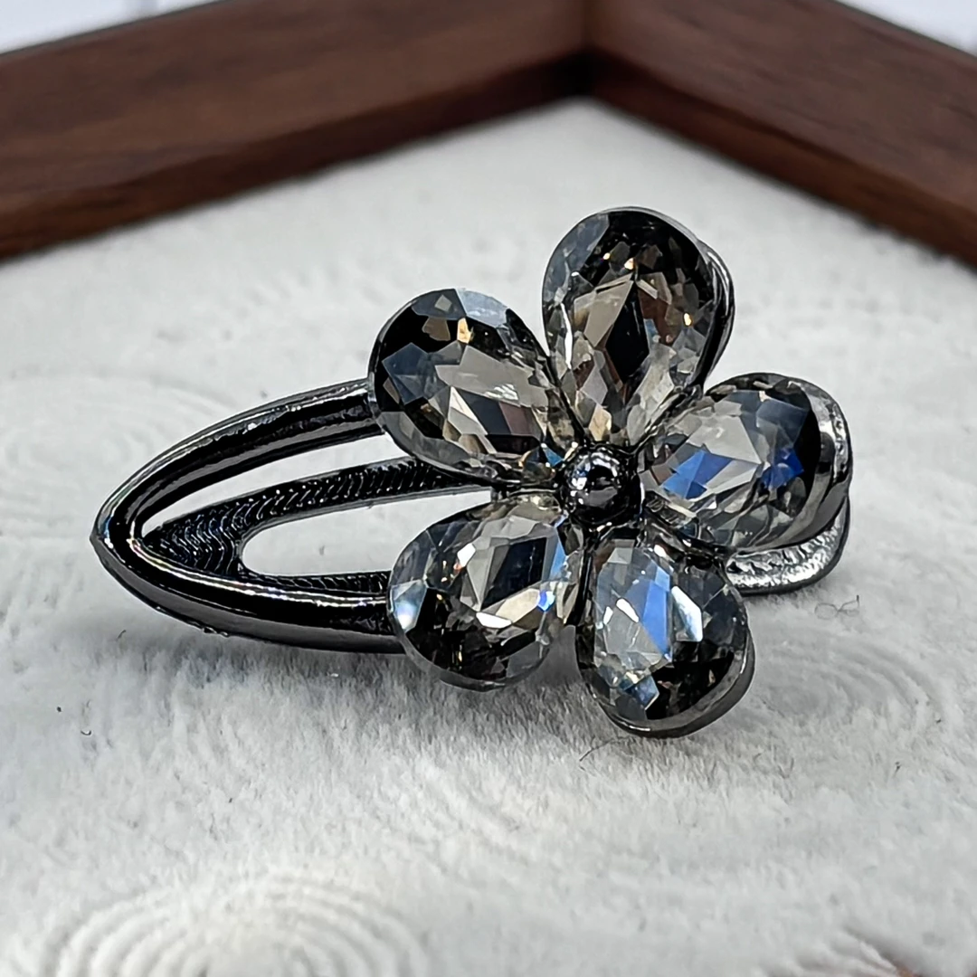 1083简约花朵小压夹