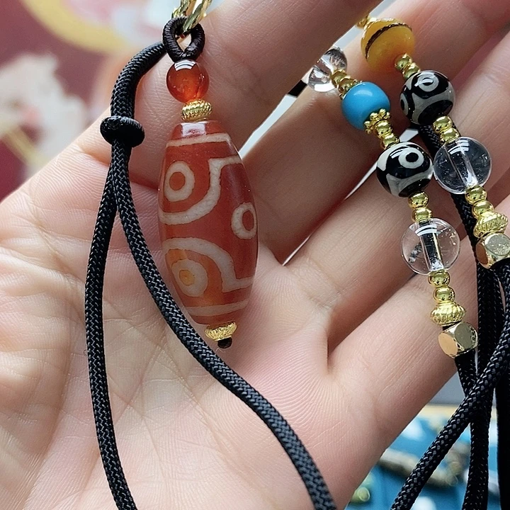 玛瑙/玉髓颈饰合金