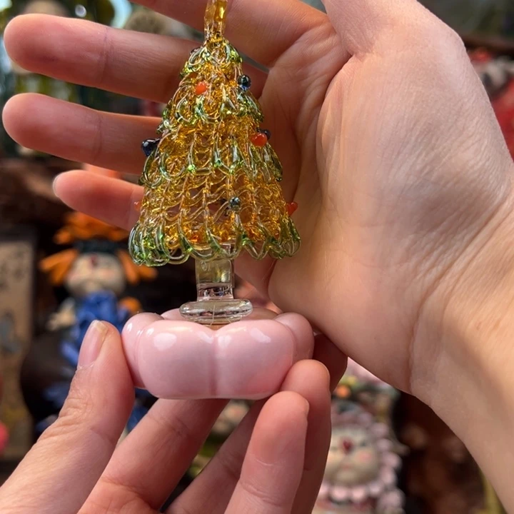 陶摆件小镇青花每日有新品