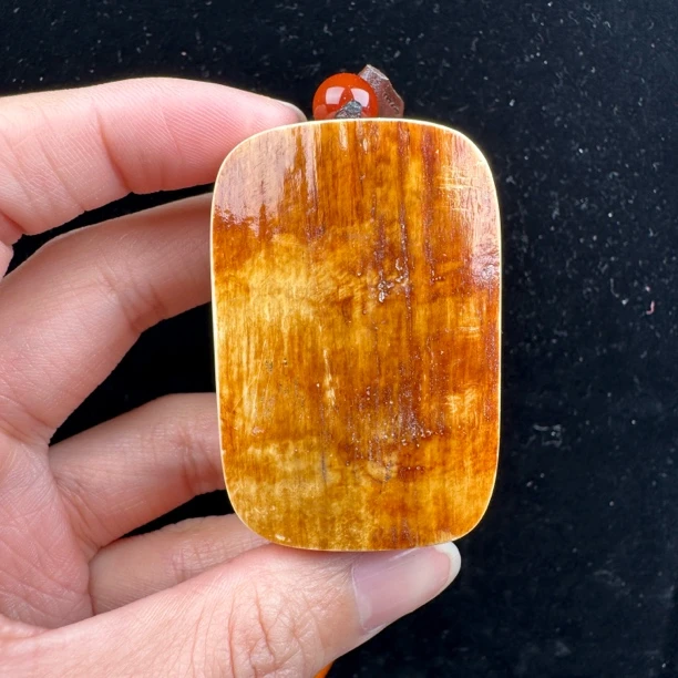 P2915天然猛犸牙 肥皂 无事牌 35*52*23mm支持鉴定 假一罚四