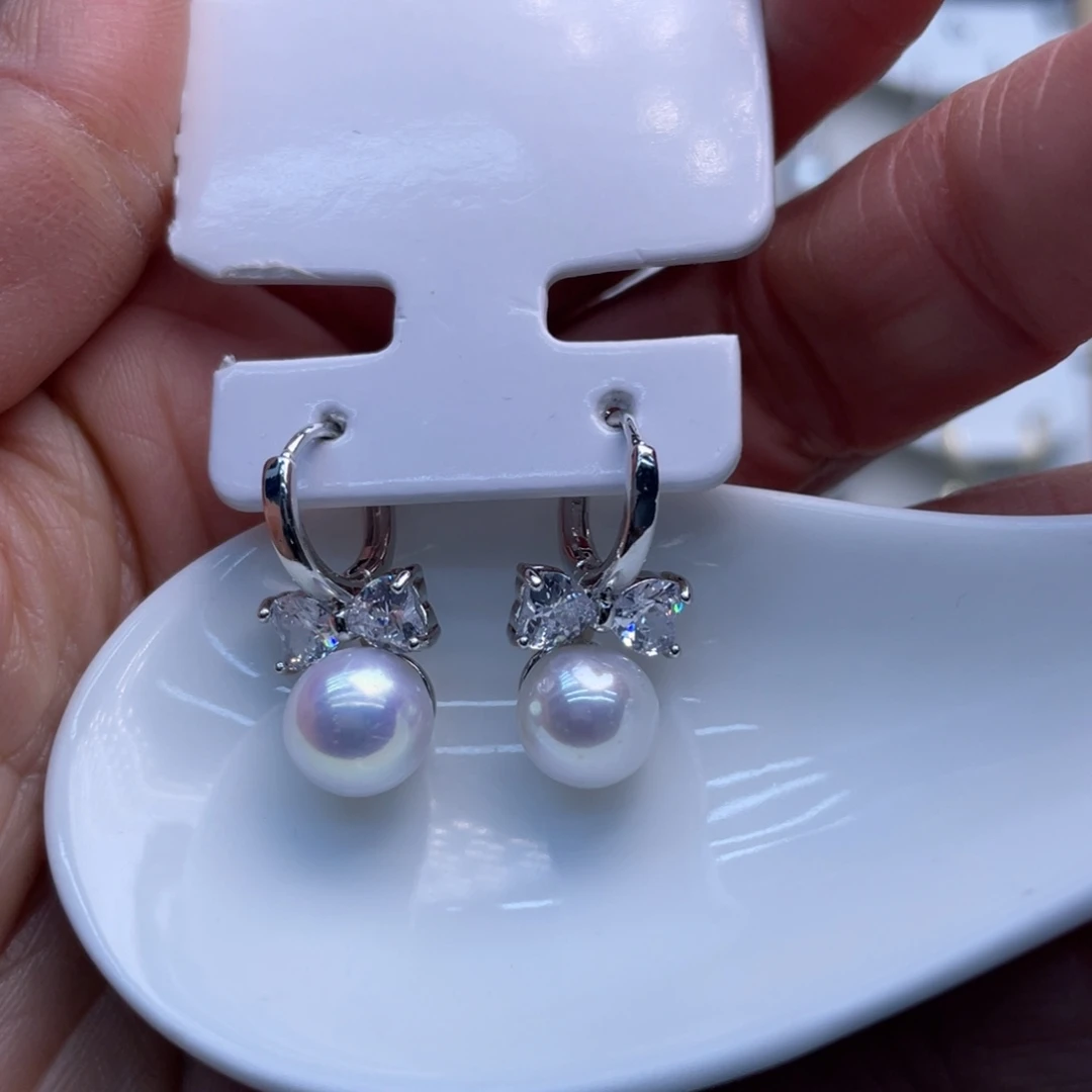 未镶嵌淡水珍珠耳饰