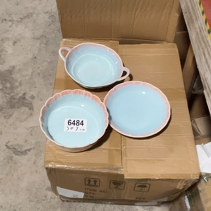 搪瓷微瑕外贸餐具6484