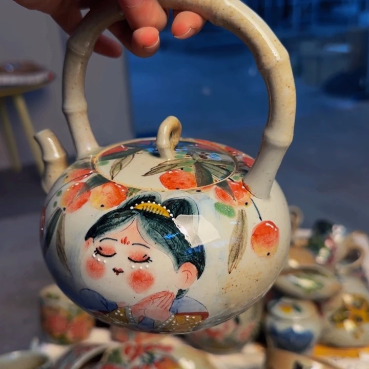 瓷片景德镇陶瓷手工手绘