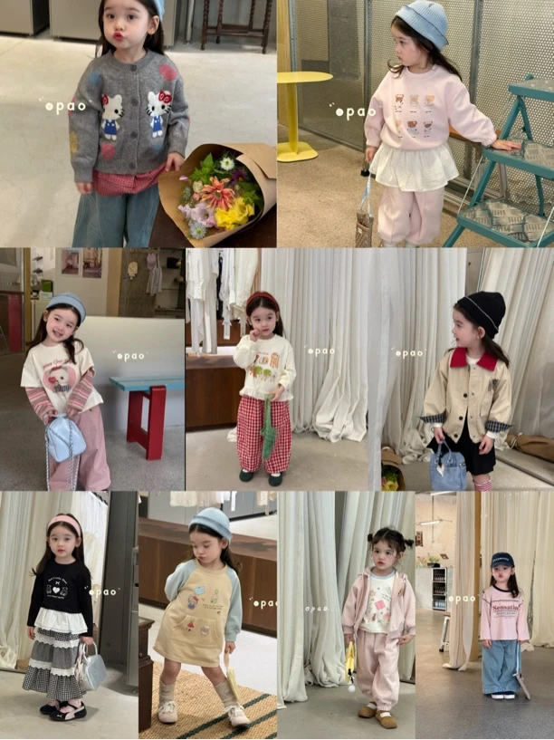 001-090  Opao25秋 卫衣外套T恤套装链接