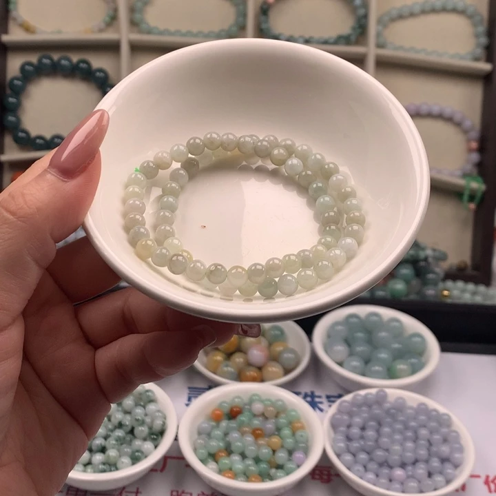 散珠翡翠有瑕疵不退不换