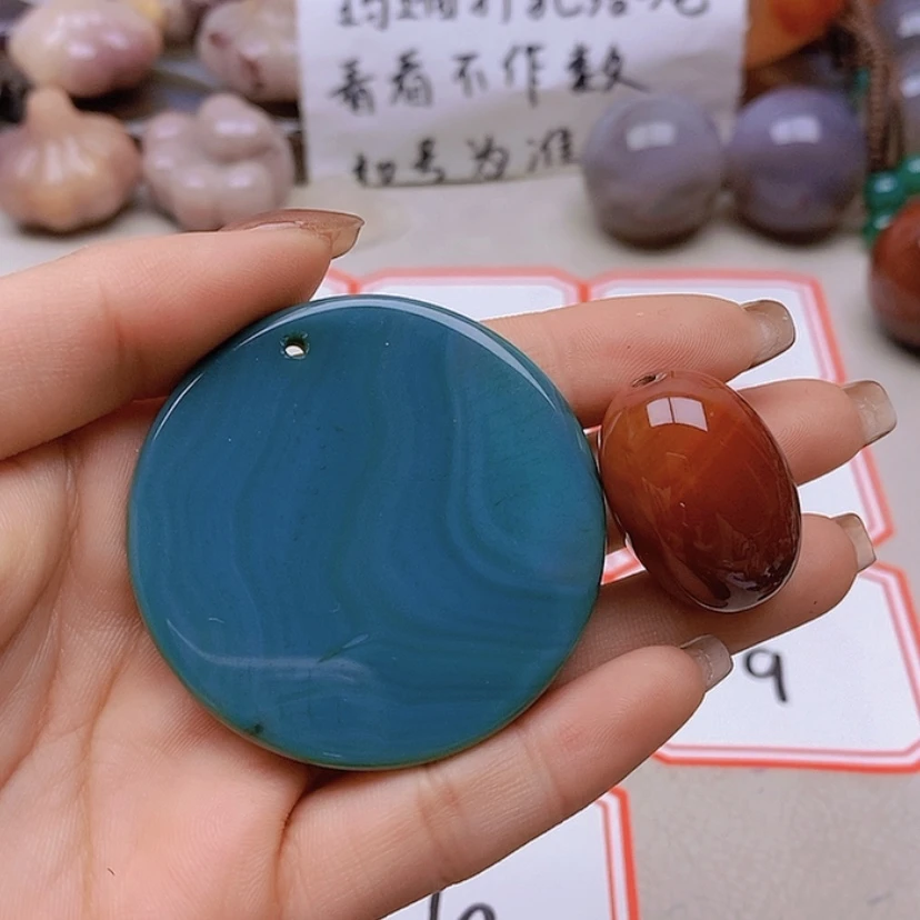 【闪购商品】未镶嵌玛瑙/玉髓珠宝半成品灿*