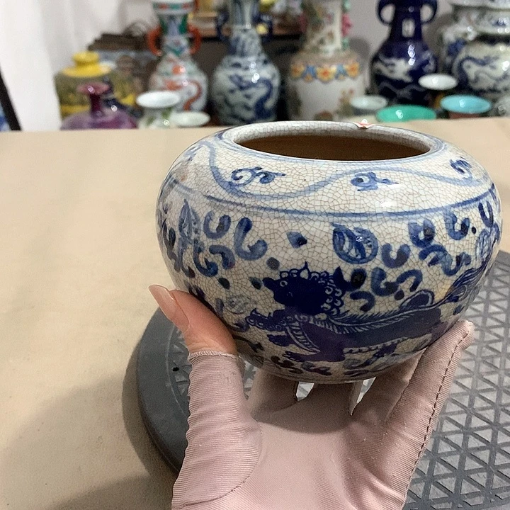 陶摆件博古架陶瓷摆件