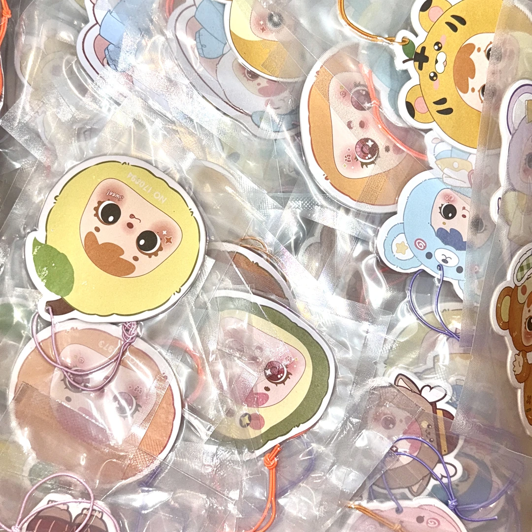 【跳一跳】代拆香片车载香薰片盲盒潮玩挂件盲盒场景道具娃屋0716