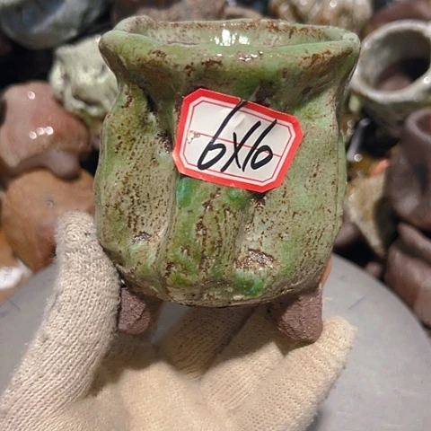 粗陶花盆手工花盆制作就这样