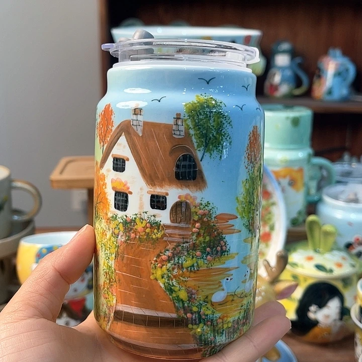 陶景德镇釉下手绘陶瓷