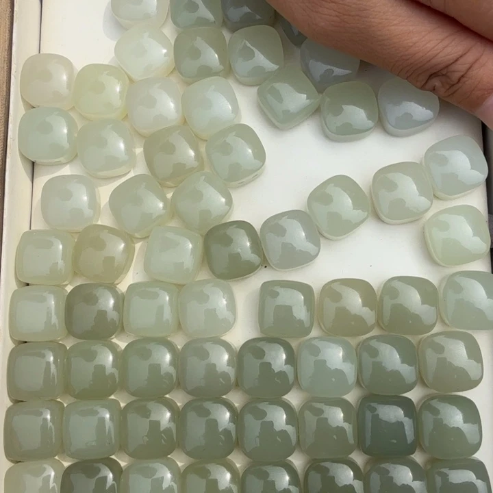 颈饰未镶嵌和田玉冰心冰晴水方糖多样性发一个