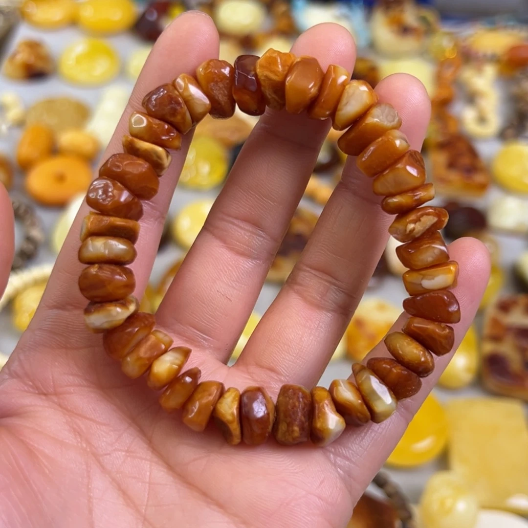 蜜蜡裸石未镶嵌蜜蜡