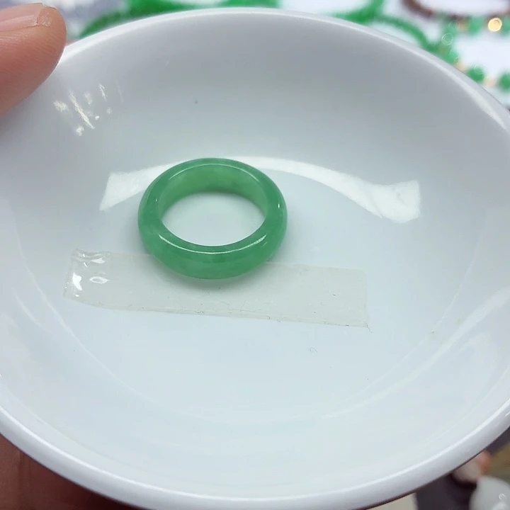 翡翠未镶嵌手链天然缅甸翡翠A货圈口15